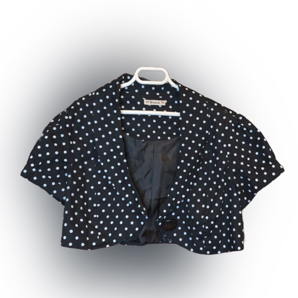 Short sleeve Crop Blazer